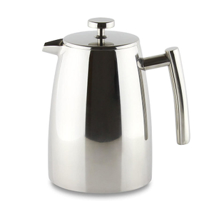 Kaffee-French-Press-Doppelwand-Edelstahlbecher, isolierte Kaffeemaschine