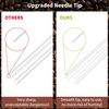Espresso-Werkzeug, Kaffeeverteilungswerkzeug, Griff und Basis aus Naturholz, professioneller Espresso-Rührer