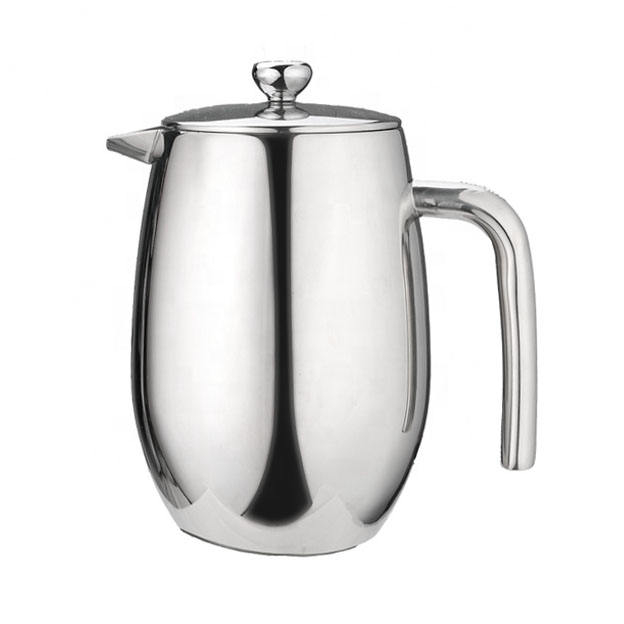 Hochwertige, isolierte, doppelwandige French-Press-Kaffeemaschine, 350 ml, tragbare Reise-Kaffeepresse