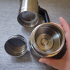 Kaffeekanne für den Herd aus Edelstahl 304, Inox 18/8, Espressomaschine, Moka-Kanne, Mokka-Kanne, italienischer Kaffee, Hitzeinduktion, erhältlich, Nylongriff