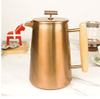 Doppelwandige French-Press-Kaffeemaschine, isolierte Kaffeepresse aus 18/10-Edelstahl mit 50 Unzen Fassungsvermögen