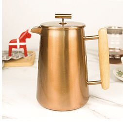 Doppelwandige French-Press-Kaffeemaschine, isolierte Kaffeepresse aus 18/10-Edelstahl mit 50 Unzen Fassungsvermögen