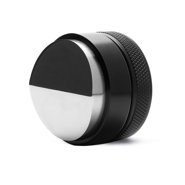 Espresso-Tamper, Kaffeeverteiler-Werkzeug, Schwarz, verstellbare Tiefe, Espresso-Tamper, Doppelkopf-Kaffeeverteiler