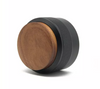 58 mm Kaffeeverteiler, Edelstahl-Kaffeeverteiler, Walnuss-Dekoration, höhenverstellbarer Kaffeeverteiler mit Holz