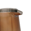 French-Press-Kaffeemaschine aus Edelstahl der Güteklasse 304, 1 Liter, mit 4-stufigem Filtersystem, doppelwandige Kaffeepresse