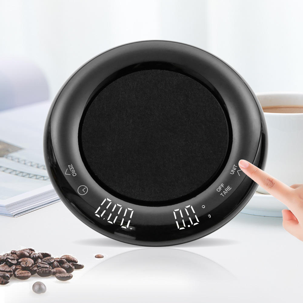 2 kg 0,1 g Private Label Acrylplattform Touchscreen Timer Küche Elektronische digitale Pour-Over-Kaffeewaage