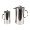 Tragbare French-Press-Kaffeemaschine der Güteklasse 304 aus Edelstahl mit doppelwandiger Isolierung, geeignet für den Hausgebrauch