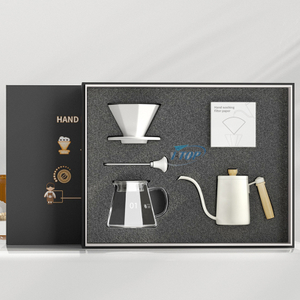 Brewista tragbare Geschenkbox, Kaffee-Werkzeug-Set, manuelle Kaffeemühle V60, Kaffee-Tropfer-Set