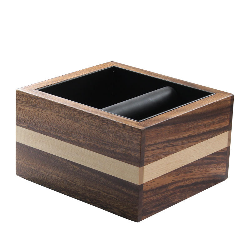 Espresso-Klopfbox, 58 mm Espresso-Zubehör-Organizer-Box, kompatibel mit allen Espresso-Zubehörteilen, Tamping-Station-Basis, 4-in-1