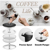 French-Press-Kaffeemaschine aus Edelstahl 304, doppelwandige Metallisolierung, Kaffeepresse und Teebereiter, leicht zu reinigen