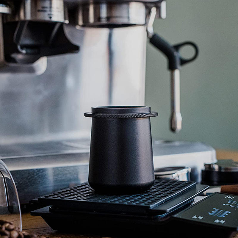 Aluminiumlegierung 53 mm Kaffee-Messbecher Espressomaschine Werkzeug Espresso-Messtrichter Dosierbecher Barista-Kaffeepulver