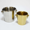 Doppelwandiger Eiskübel aus Metall mit Deckel, Eiszange und Sieb, 3 l, isolierter Eiskübel für Cocktailbar, Wein, Barzubehör