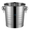 Maßgeschneiderter kleiner, isolierter 3-Liter-Eiskübel aus Edelstahl für Partys und Cocktailbars