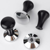Espresso-Tamper-Set, 51 mm–58 mm, flacher Boden, professioneller Barista-Espresso-Kaffee-Tamper aus schwarzer Aluminiumlegierung