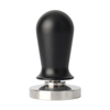 Espresso-Stampfer, Barista-Kaffee-Stampfer mit federbelastetem, 100 % flachem Edelstahl-Basis-Kaffee-Stampfer