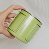 Camping Edelstahl Wasser Tasse 330 ml Outdoor Tragbare Falten Becher für Kaltes Getränk Bier Kaffee Metall Tassen kaffee werkzeuge set