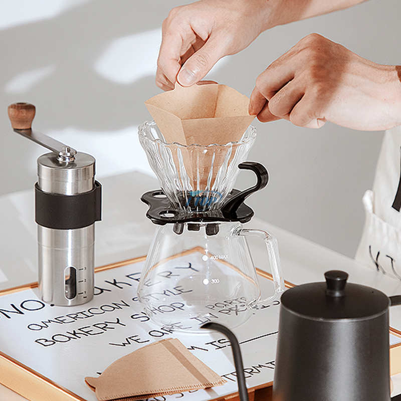 Brewista V60 Handtropf-Kaffeemühle, Geschenkset, Übergießkessel, Kaffeekoffer