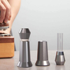 WDT Tool Espresso-Kaffeerührer, professionelles Barista-Nadelverteilungswerkzeug mit 0,4 mm Nadel und Ständer