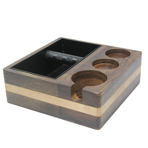 Espresso-Klopfbox, 58 mm Espresso-Zubehör-Organizer-Box, kompatibel mit allen Espresso-Zubehörteilen, Tamping-Station-Basis, 4-in-1