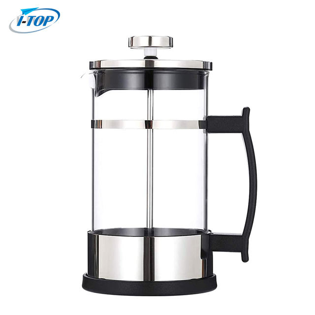 I-TOP GFP13 KOSTENLOSE Probe 600 ml, 800 ml, 1000 ml, niedriger Preis, Dropshipping-Kaffeemaschine, Kaffeebereiter, Kaffee-French-Press aus Edelstahl