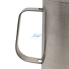 Edelstahl-Kaffeemaschine für französische Presse, doppelwandige Isolierung, Kaffeepresse und Teebereiter, leicht zu reinigende französische Presse