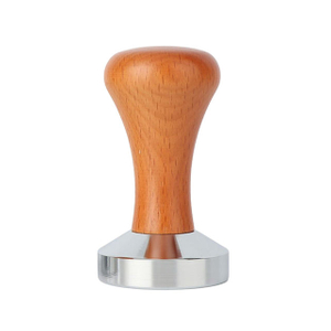 Langlebiger Espresso-Tamper, Espressomaschine mit Matte, professioneller Barista-Espresso-Kaffee-Manipulator aus Holz