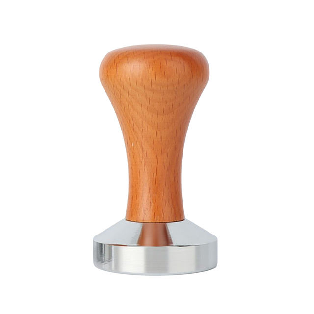 Langlebiger Espresso-Tamper, Espressomaschine mit Matte, professioneller Barista-Espresso-Kaffee-Manipulator aus Holz
