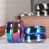 Metallic-Blau, verstellbarer Kaffeeverteiler, Basis aus Edelstahl 304 zum Glätten von Kaffeepulver, Kaffee-Nivellierer