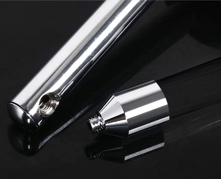 Halbautomatischer Kaffeemaschinenreiniger, Kaffeemaschinen-Reinigungsbürste, Dampfbürste, Aluminium-Dampfreinigungswerkzeug, Nylon-Kaffeebürste