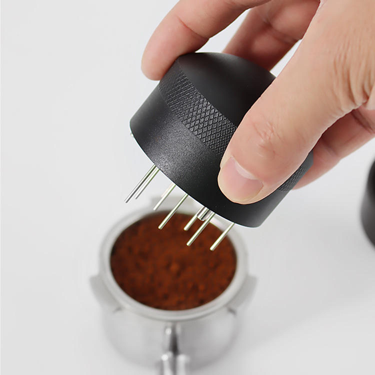 Neue maßgeschneiderte 51/53/58 mm Espresso-Kaffeenadelverteiler Tamper Maker Barista-Zubehör