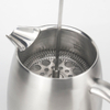 Satinierte 34-Unzen-Kaffeepresse, doppelwandiger Edelstahl, spülmaschinenfest, französische Presse