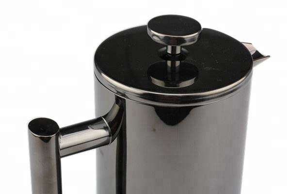 French-Press-Kaffeemaschine aus Edelstahl, 960 ml, doppelwandige Metallisolierung, Kaffeepresse und Teebereiter, leicht zu reinigende French-Press