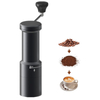Manuelle Kaffeemühle mit Edelstahlgrat, einstellbare Einstellungen, Handkaffeemühle, Luftfahrt-Aluminium, manueller Stahlkern