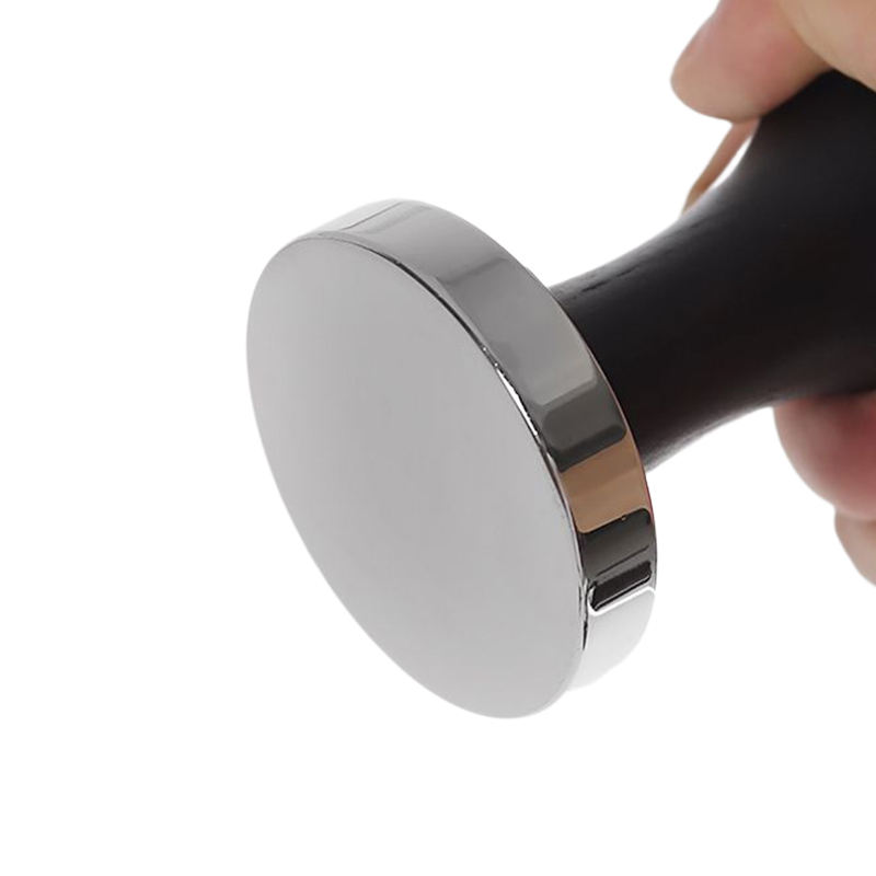 Langlebiger Espresso-Tamper, Espressomaschine mit Matte, professioneller Barista-Espresso-Kaffee-Manipulator aus Holz