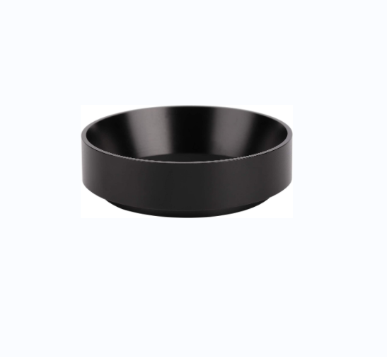 Dosierringe, Aluminium-Kaffeepulver, Dosierringe, Trichter mit magnetischem Ersatz-Kaffeemaschine-Zubehör, Schwarz (58 mm)