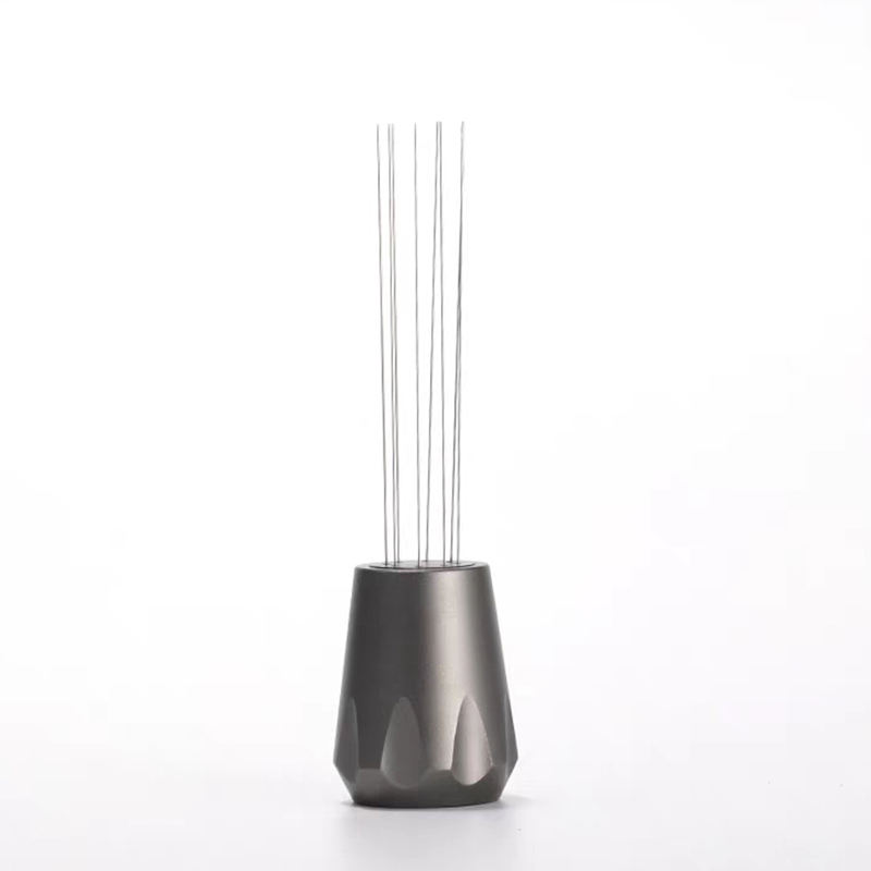 Espresso-Kaffeerührer Barista Rührnadeln für Espresso-Verteilung, diamantgeschliffener Griff und Ständer-Verteilernadeln