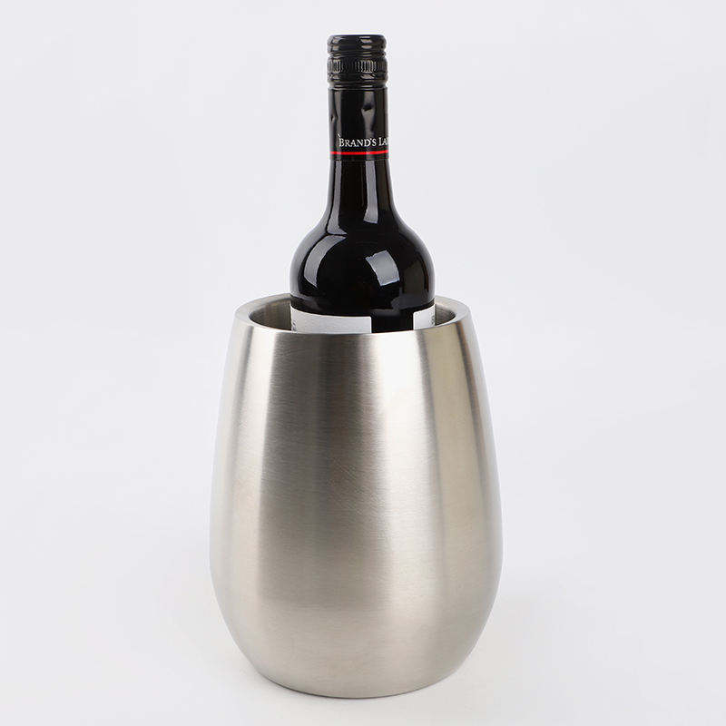 3 Liter doppelwandiger isolierter Eiskübel für Cocktailbar Eiskübel für Partys Außen- und Innen-Eiskübel aus Edelstahl