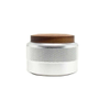58 mm Kaffeeverteiler, Edelstahl-Kaffeeverteiler, Walnuss-Dekoration, höhenverstellbarer Kaffeeverteiler mit Holz