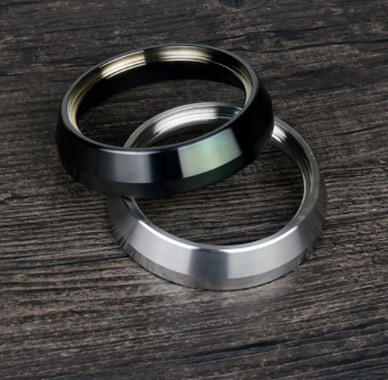 58 mm Espresso-Dosiertrichter aus Edelstahl für Siebträger, Kaffeemaschine, Kaffeepulver-Dosierring
