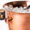 Benutzerdefiniertes Logo 3-Liter-Cocktailbar-Eiskübel Champagnerkühler Isolierte Eiskübel Edelstahl-Eiskübel Mit Griff