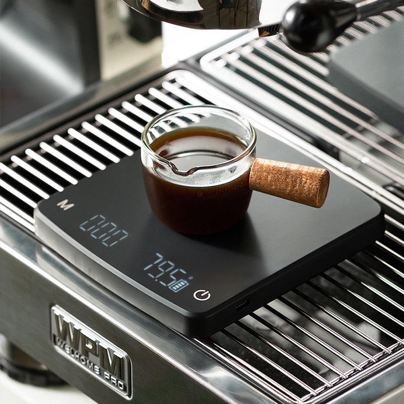 Tropfkaffeewaage mit Timer, tragbare elektronische digitale Kaffeegewicht-Haushalts-Tropfwaage, Timer, LCD-Elektronikwaage