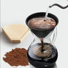 Wiederverwendbarer, faltbarer Kegelfilterhalter, zusammenklappbarer Kaltbrüh-Tropffilter zum Übergießen von Kaffee aus Silikon