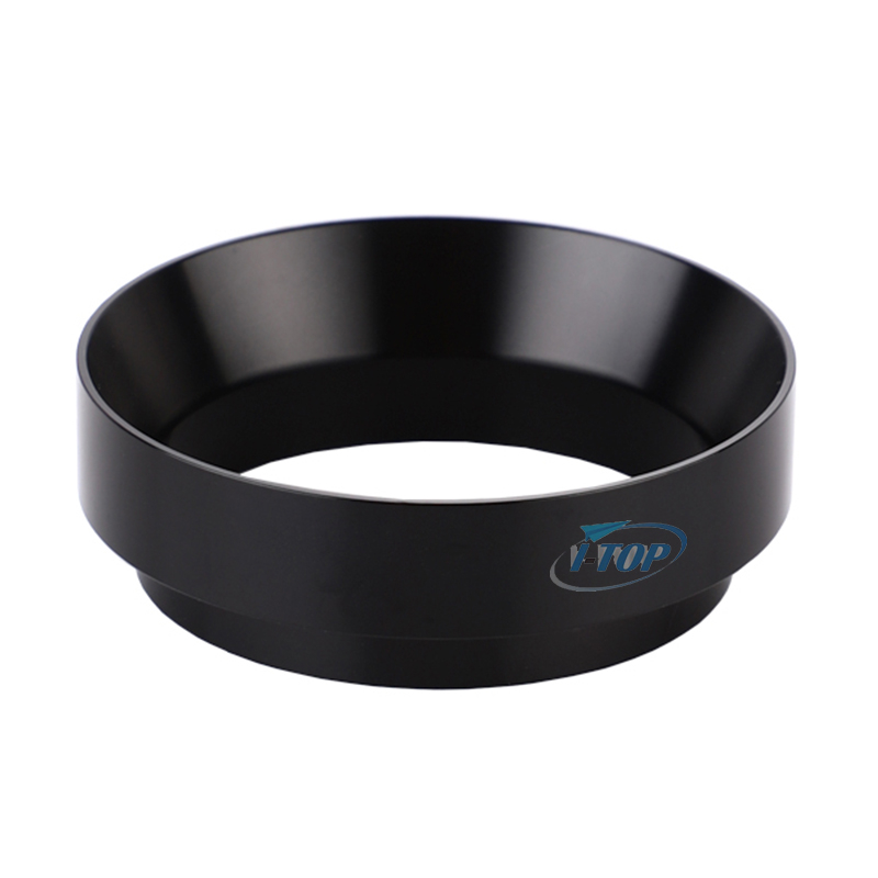 51 mm/53 mm/58 mm Espresso-Dosiertrichter, Edelstahl-Kaffeedosierring, kompatibel mit 51 mm/54 mm/58 mm Siebträger