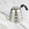 Rüsten Sie den 600-ml-Edelstahl-Barista-Pour-Over-Kaffee-Reisekessel mit Schwanenhals-Espressomaschine auf