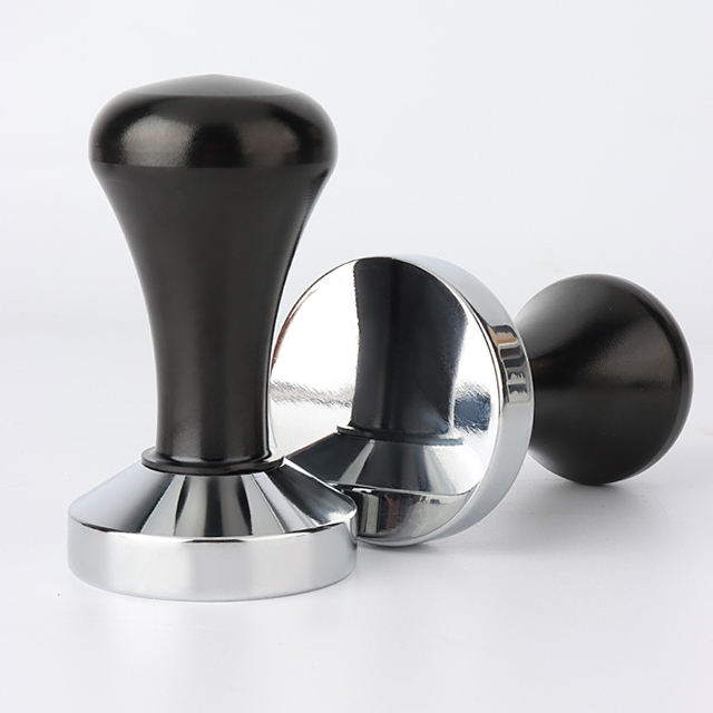 Kaffee-Stampfer aus Edelstahl 304, Espresso-Kaffeepulver-Stampfer für Espressomaschinen, Siebträger, Heim-Barista