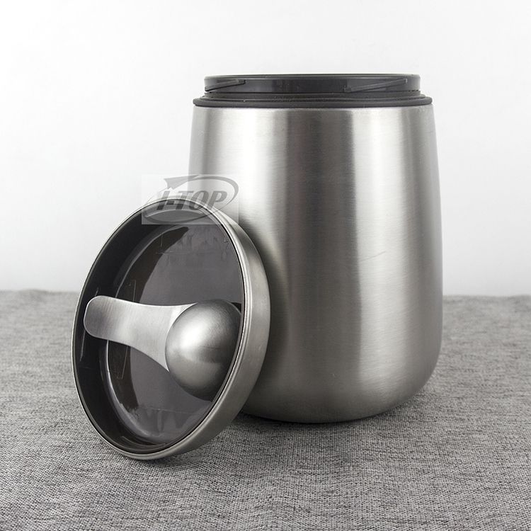 Top Verkauf Gute Qualität Runde Lagerung Jar Küche Organizer Zucker Kaffee Tee Kanister Set Mit Deckel