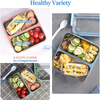 Großhandel für Erwachsene und Kinder, auslaufsichere Lunch-Bento-Box, Lebensmittelaufbewahrungsbehälter, Lunchbox aus Edelstahl 304 mit Deckel