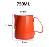 Milchkännchen, Barista, 600 ml, Edelstahl-Milchkännchen, Aufschäumbecher, Metall-Kaffee-Espresso-Milchkännchen