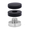 Espresso-Tamper, Kaffeeverteiler-Werkzeug, Schwarz, verstellbare Tiefe, Espresso-Tamper, Doppelkopf-Kaffeeverteiler