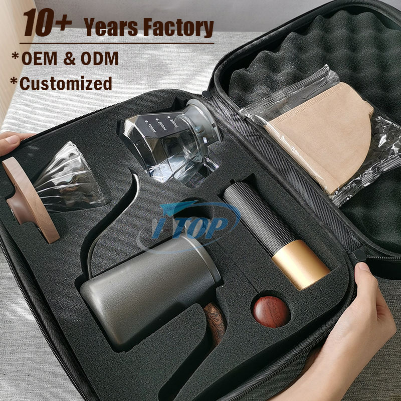 Heißer Verkauf Gießen Über Set V60 Kaffee Kit Mini Edelstahl Tragbare Hand Kaffeebohne Manuelle Kaffeemühle Großhandel